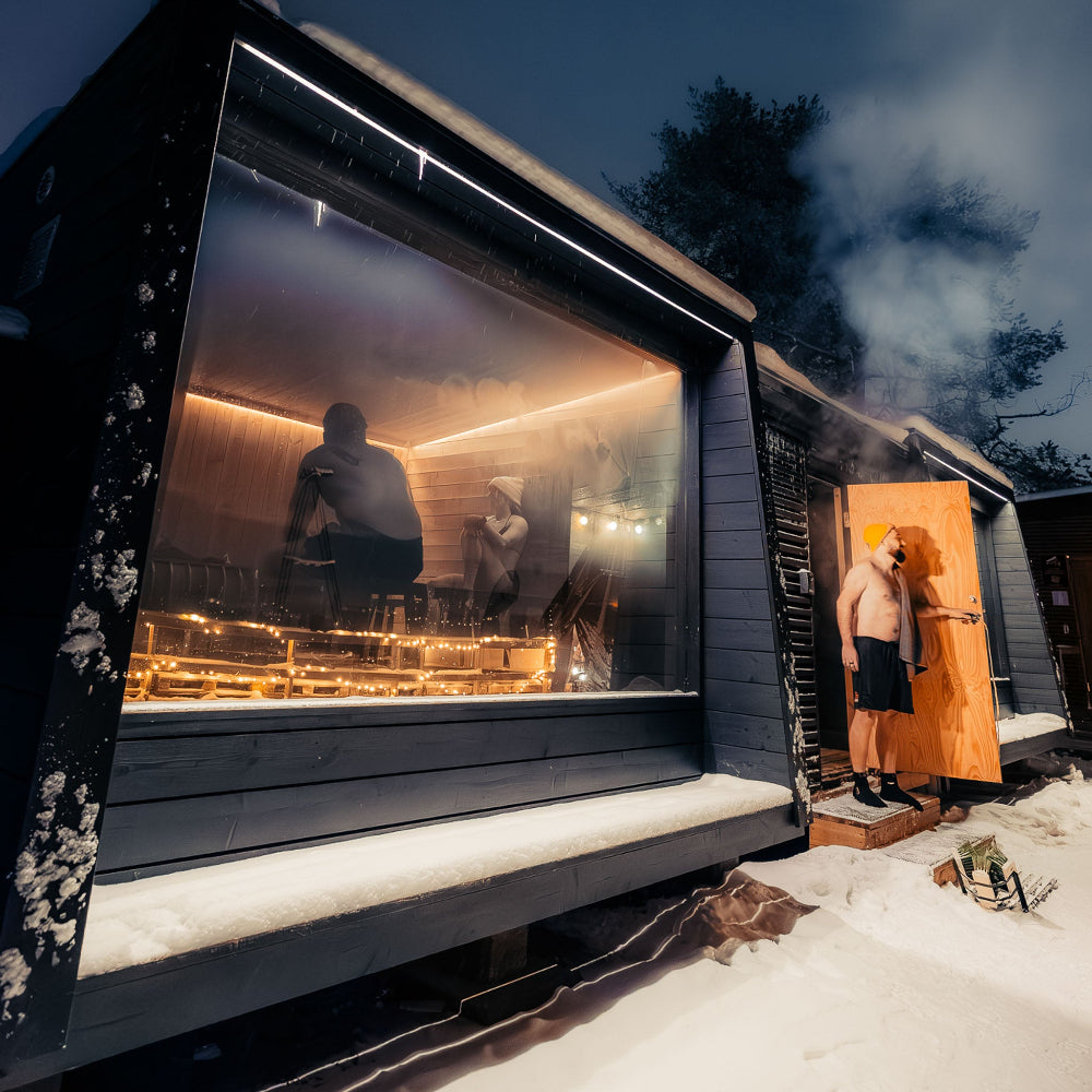 Finnish sauna and its refreshing effect