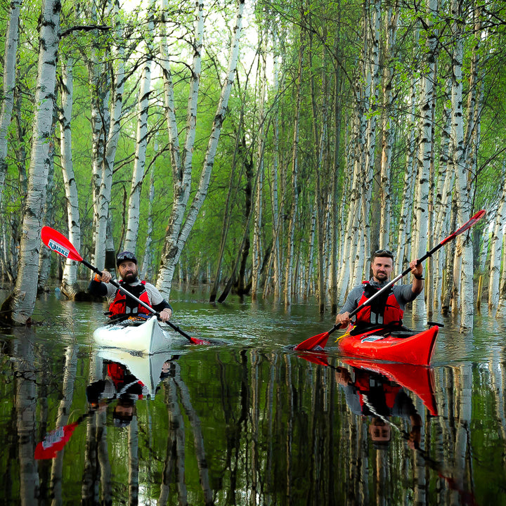 Guided Kayaking Trip to the Ounasjoki Delta