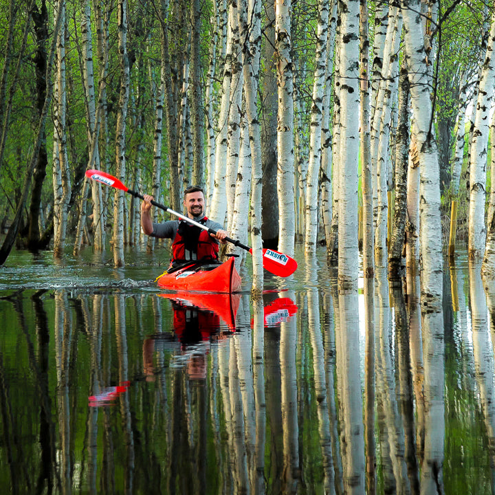 Guided Kayaking Trip to the Ounasjoki Delta